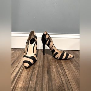 Zara Zebra Print Heels